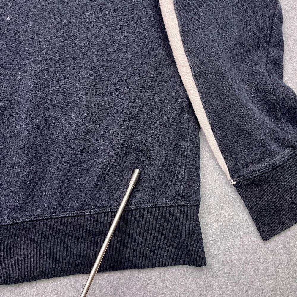 tommy hilfiger sports hoodie blue full zip sweatshirt large - Picture 9 of 10